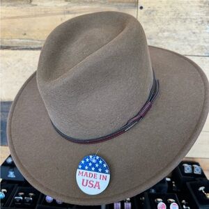 Stetson Tan Crushable Wool Hat